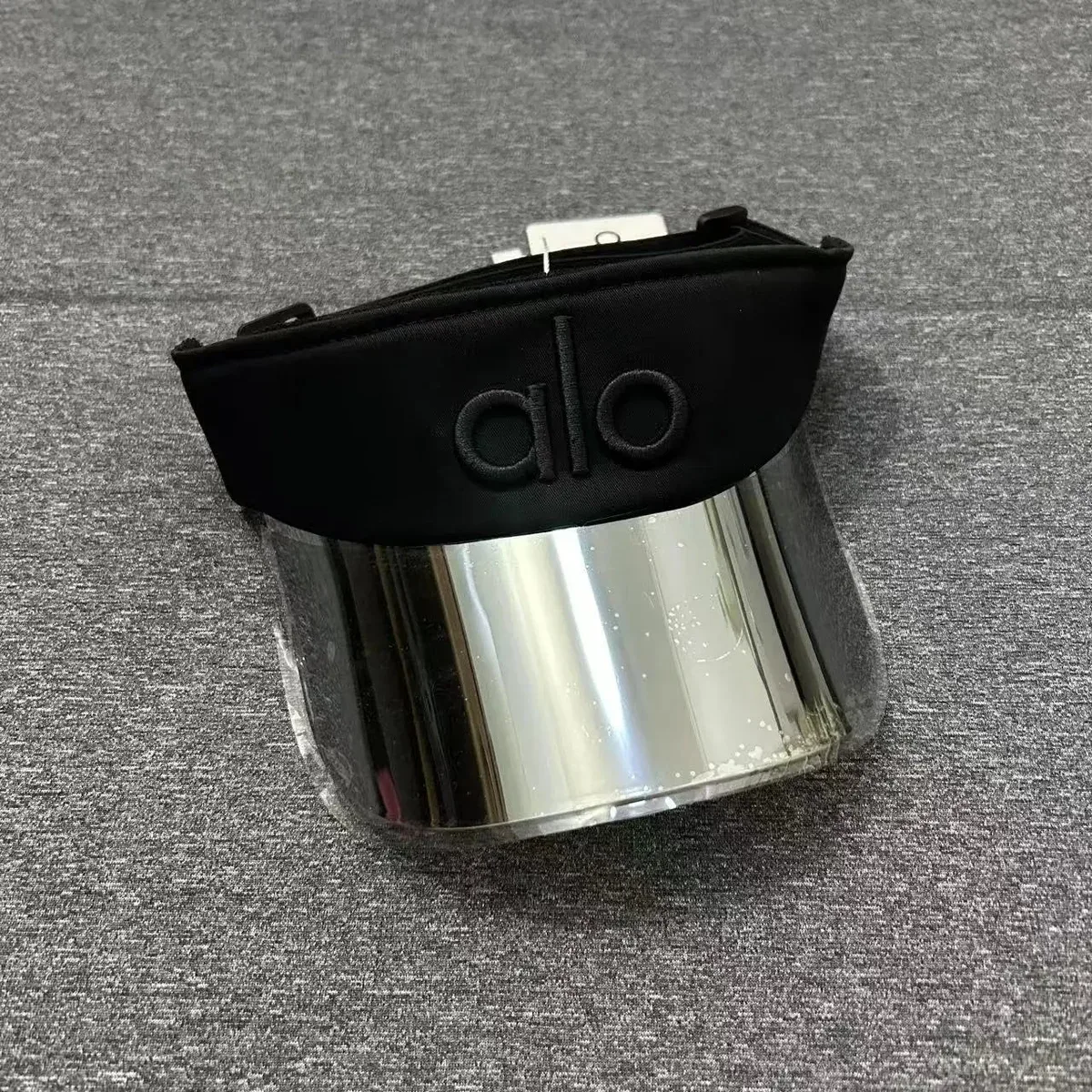 Alo Yoga Alo Mirror Visor Black Headwear Black - 1