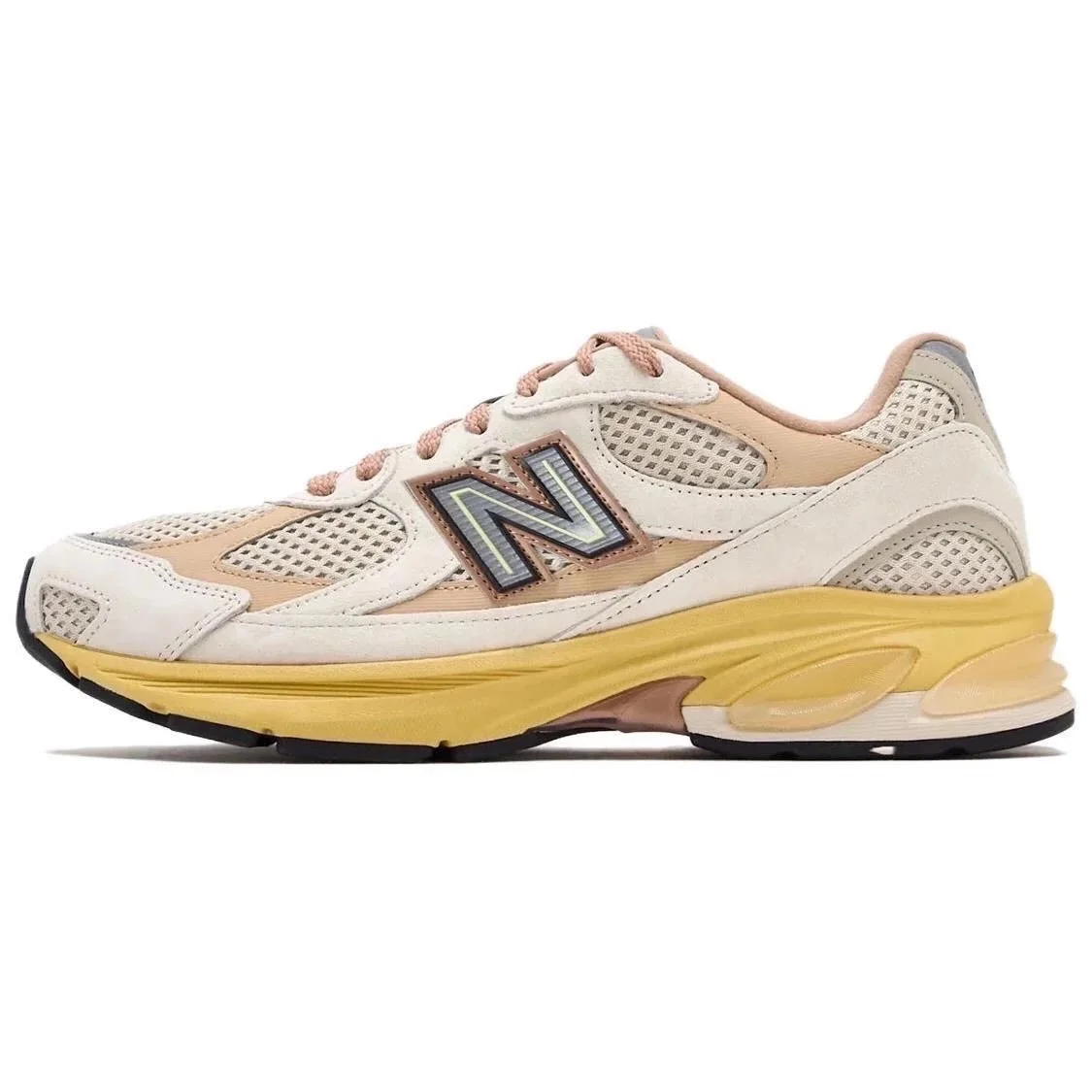 New Balance New Balance 996 Cream/Beige/Yellow Running Sneaker Beige