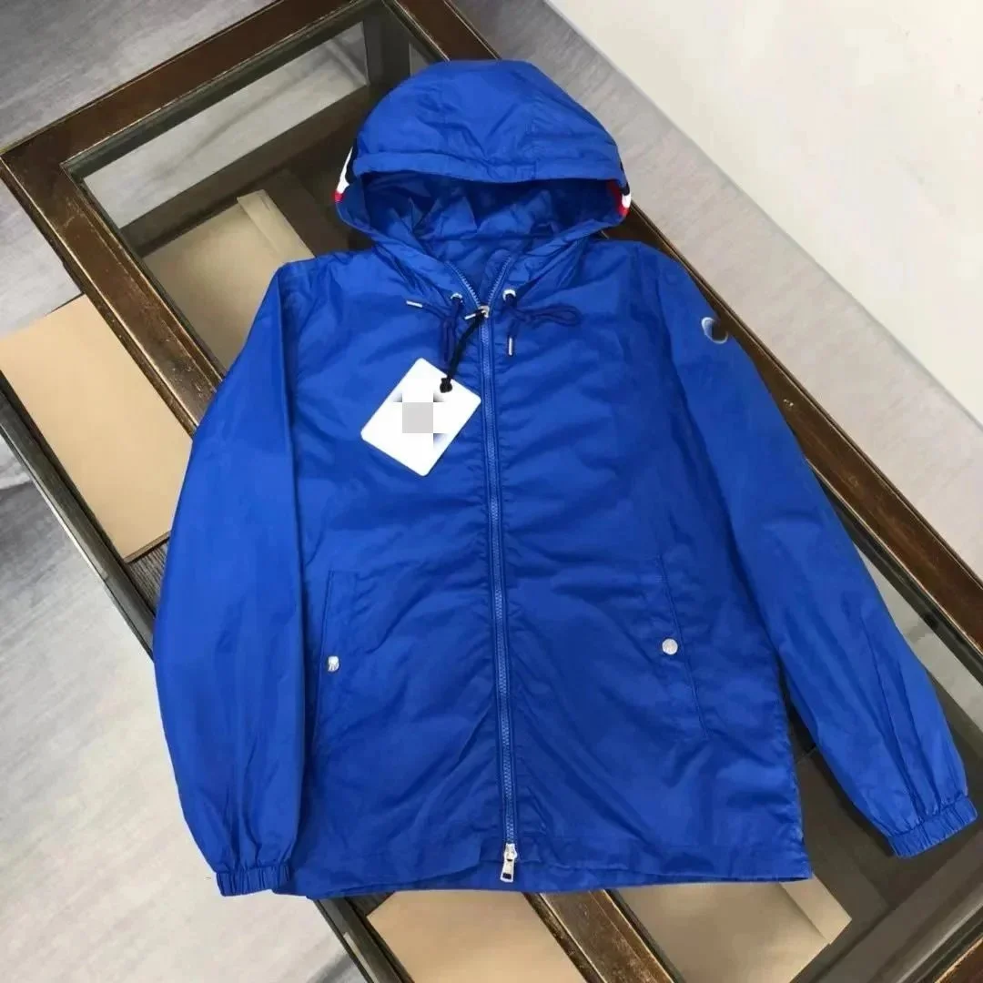 Moncler Moncler Maya Blue Hooded Jacket Blue
