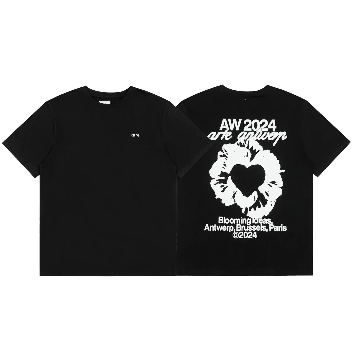 Other Black Arte Antwerp AW 2024 T-Shirt Black - 1