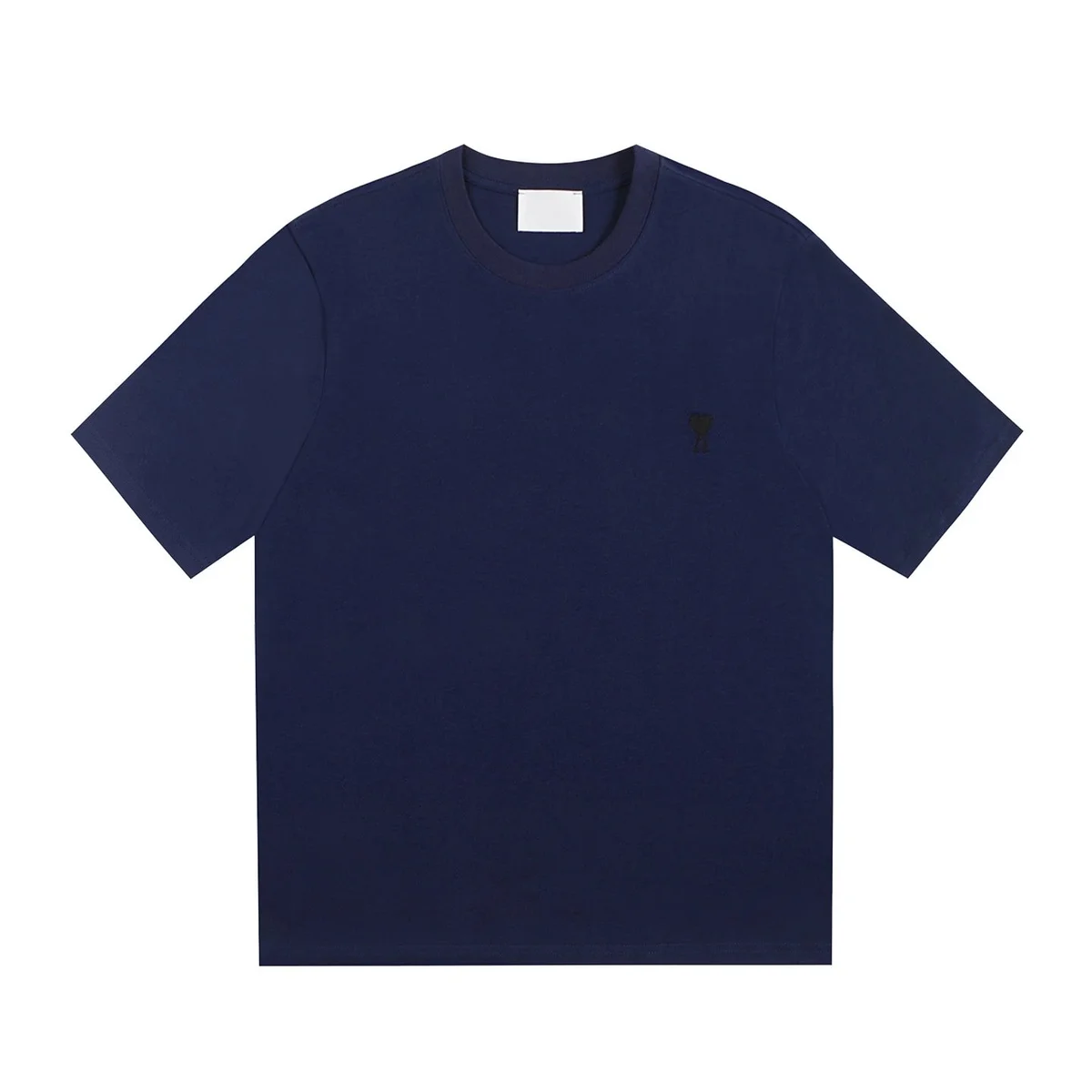 Ami Paris Ami Navy 'Deux Coeurs' T-Shirt Navy - 1