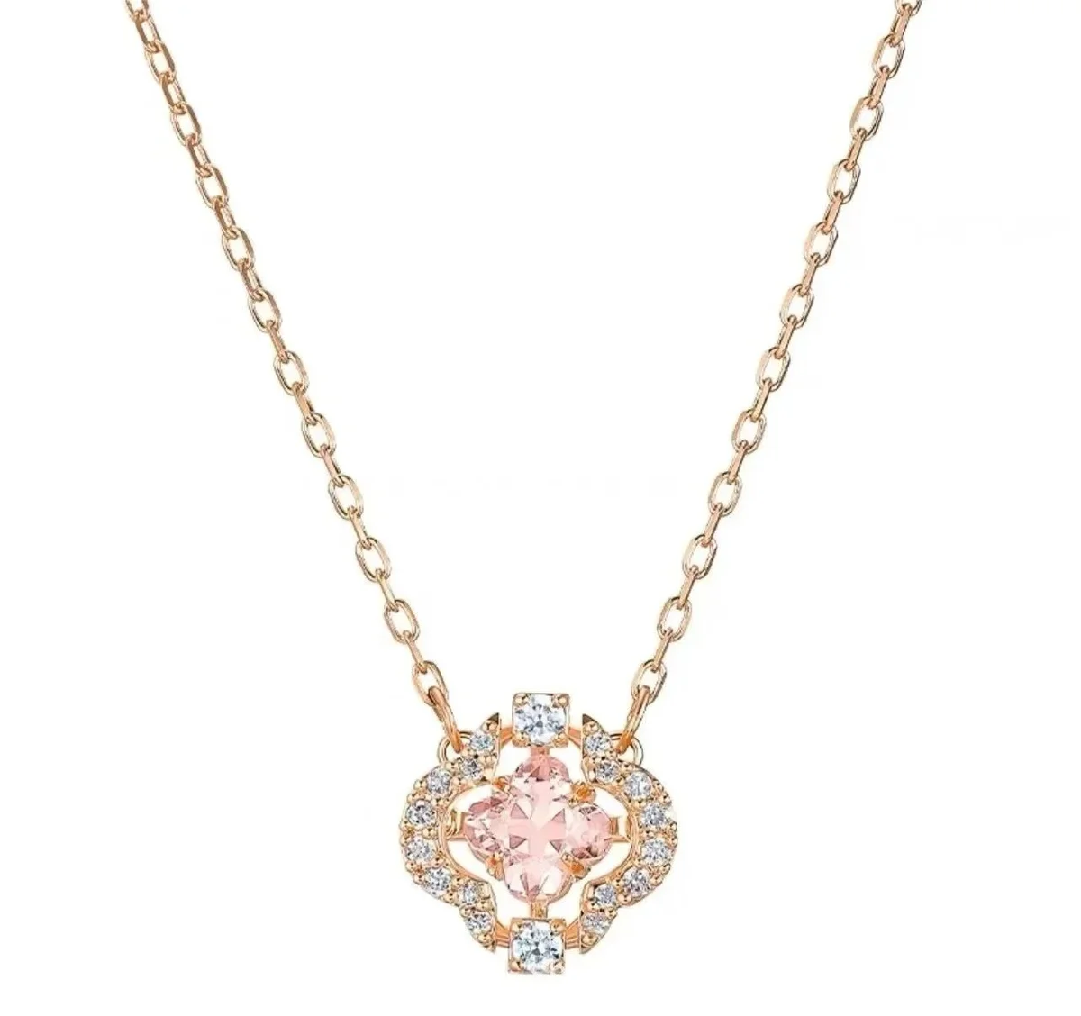 Van Cleef & Arpels Van Cleef & Arpels Alhambra Pink Gemstone Necklace Gold