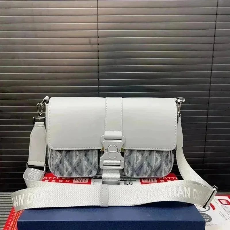 Dior Christian Dior Dior Oblique White Shoulder Bag White