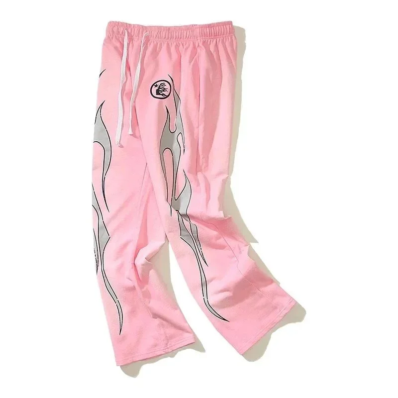 Cav Empt Cav Empt Pink Flame Sweatpants Pink - 1