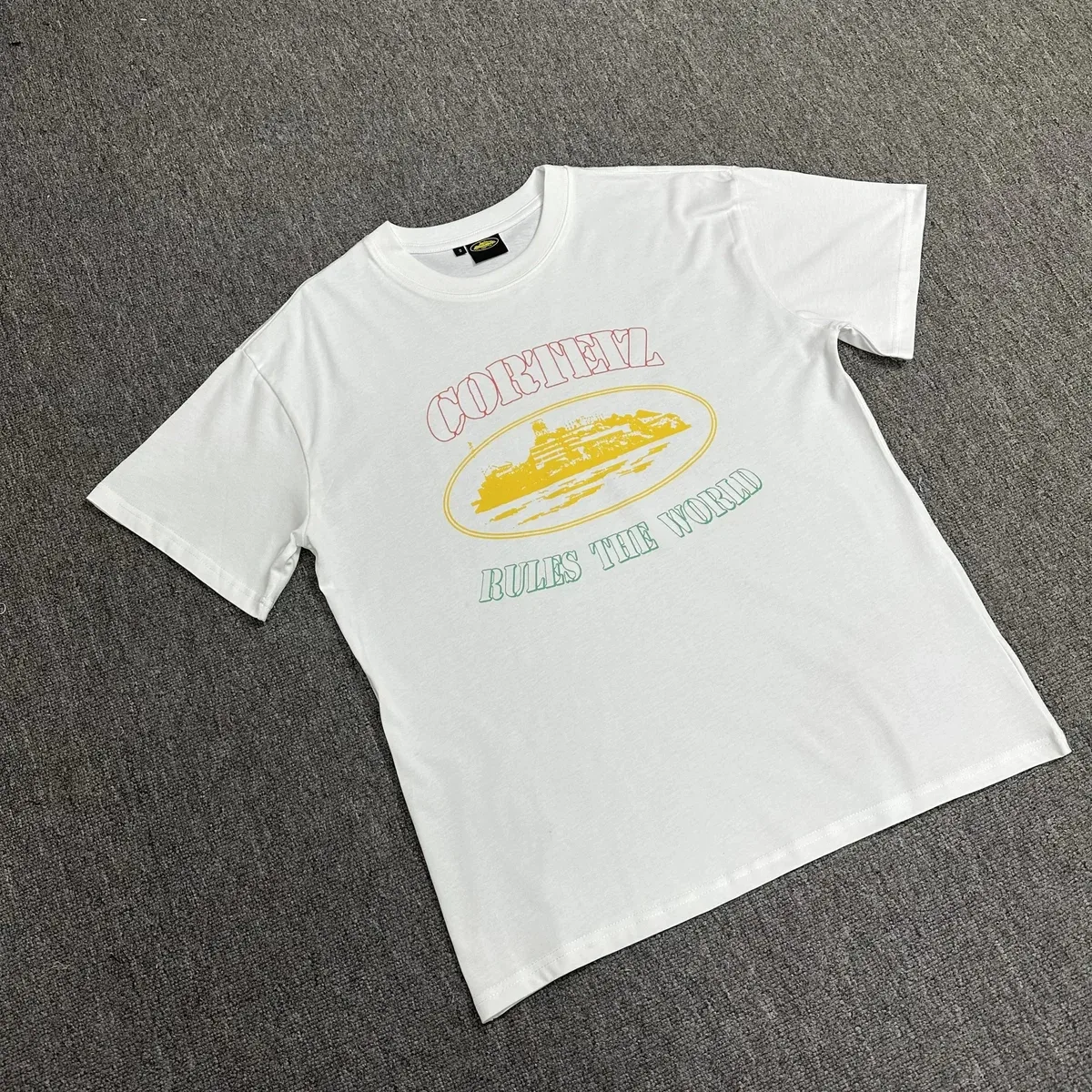 Corteiz Corteiz Rules the World White T-Shirt White - 1