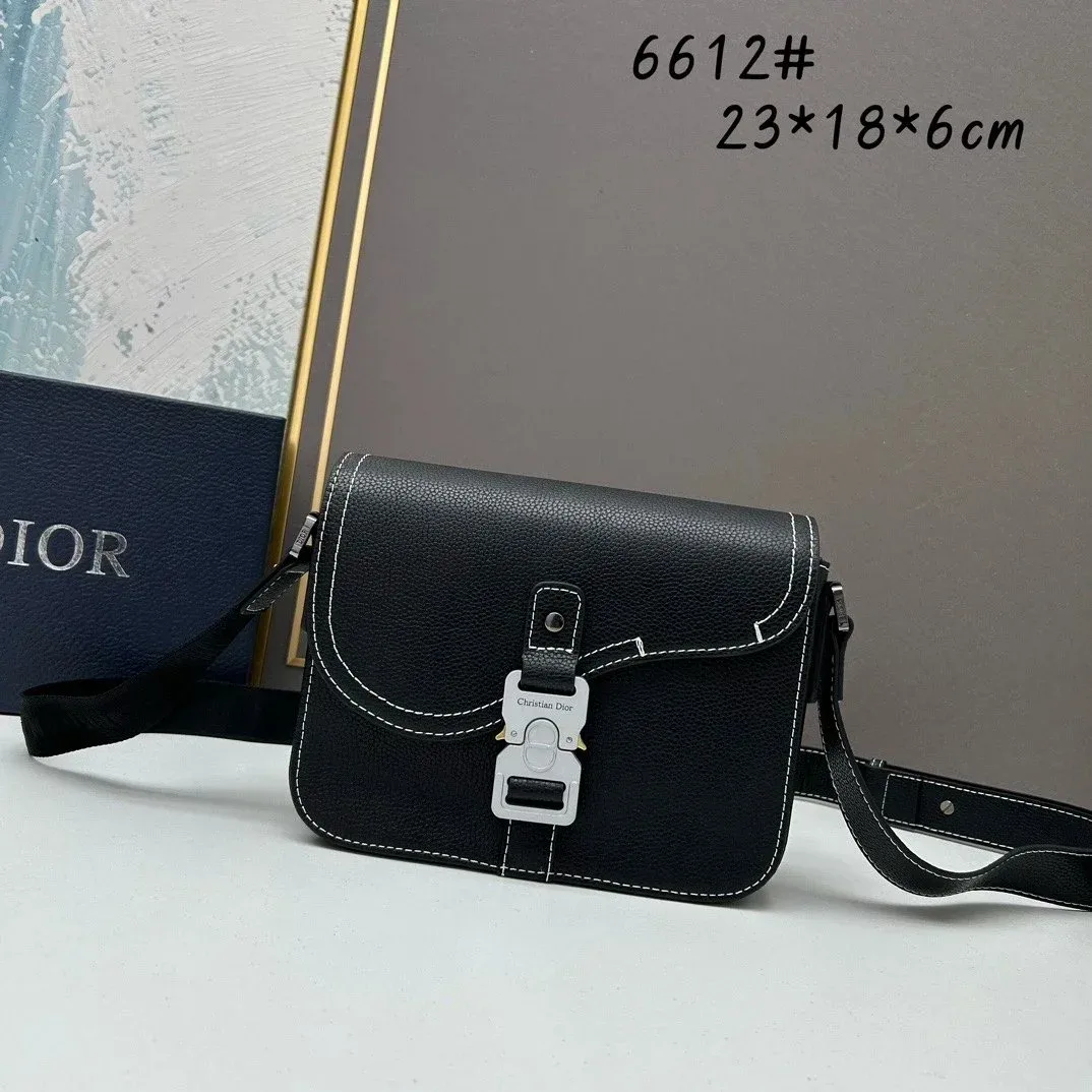 Dior Dior B23 Black/White Stitching Crossbody Bag Black