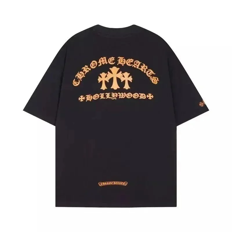 Chrome Hearts Chrome Hearts Hollywood Cross Black T-Shirt Black - 1