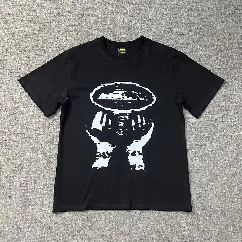 Other Black Hands Holding Bowl T-Shirt Black - 1