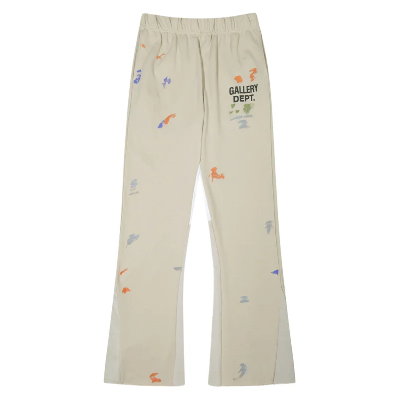 Gallery Dept. Gallery Dept. Beige Multi-Color Splatter Trousers Beige - 1