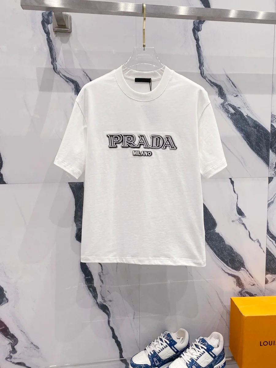 Prada Prada MILANO Logo T-Shirt White White