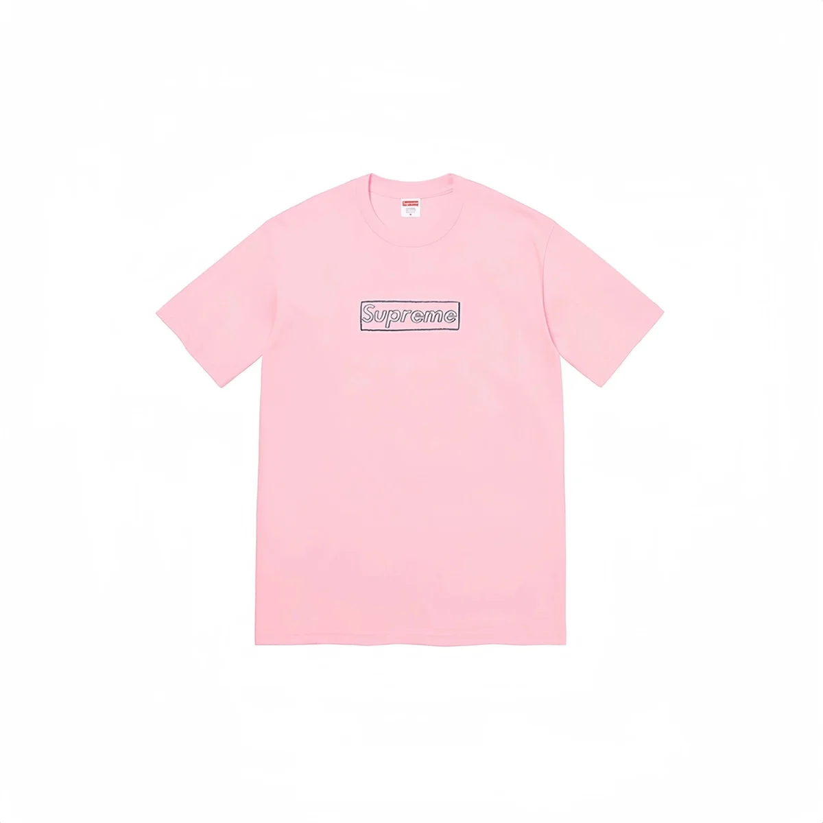 Supreme Supreme Box Logo T-Shirt Pink Solid T-Shirt Pink - 1