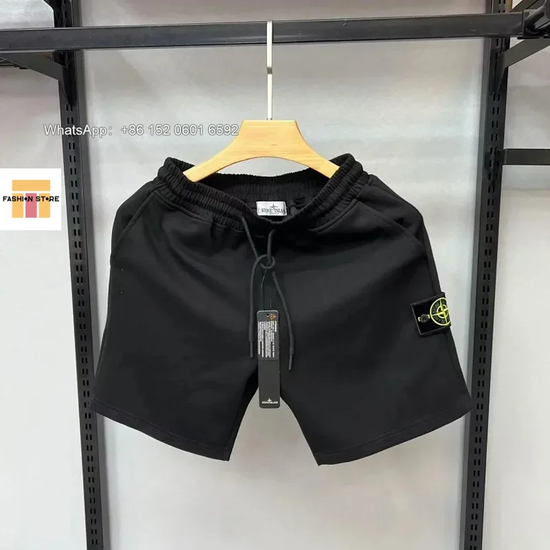 Stone Island Stone Island Black Shorts Black