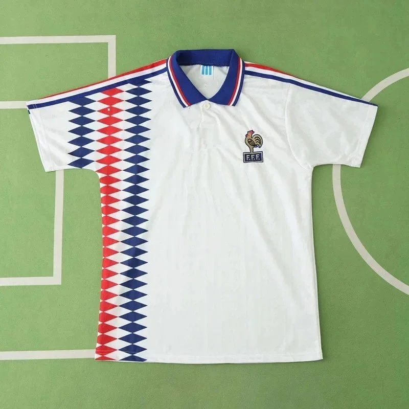 Other France Football Jersey White Red Blue Polo Shirt White - 1
