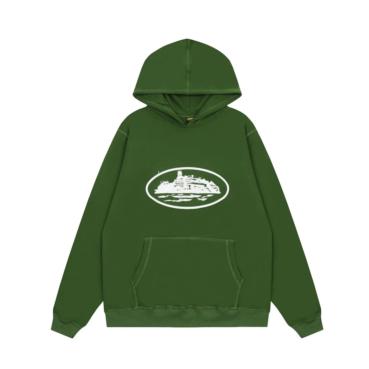 Other Forest Green Graphic Hoodie Green - 1