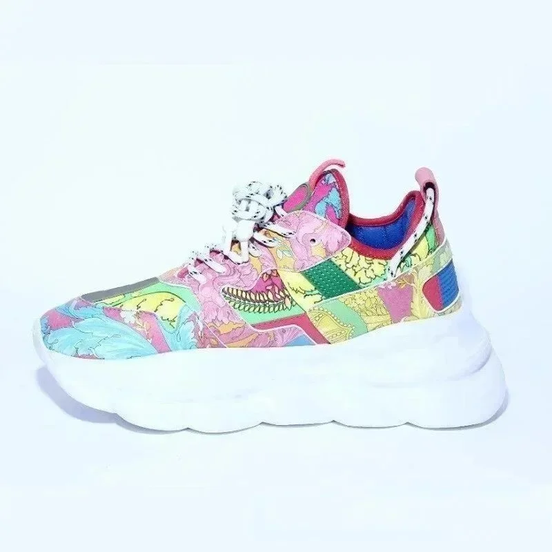 Palm Angels Palm Angels Angels Multicolor Artwork Sneaker Multicolor
