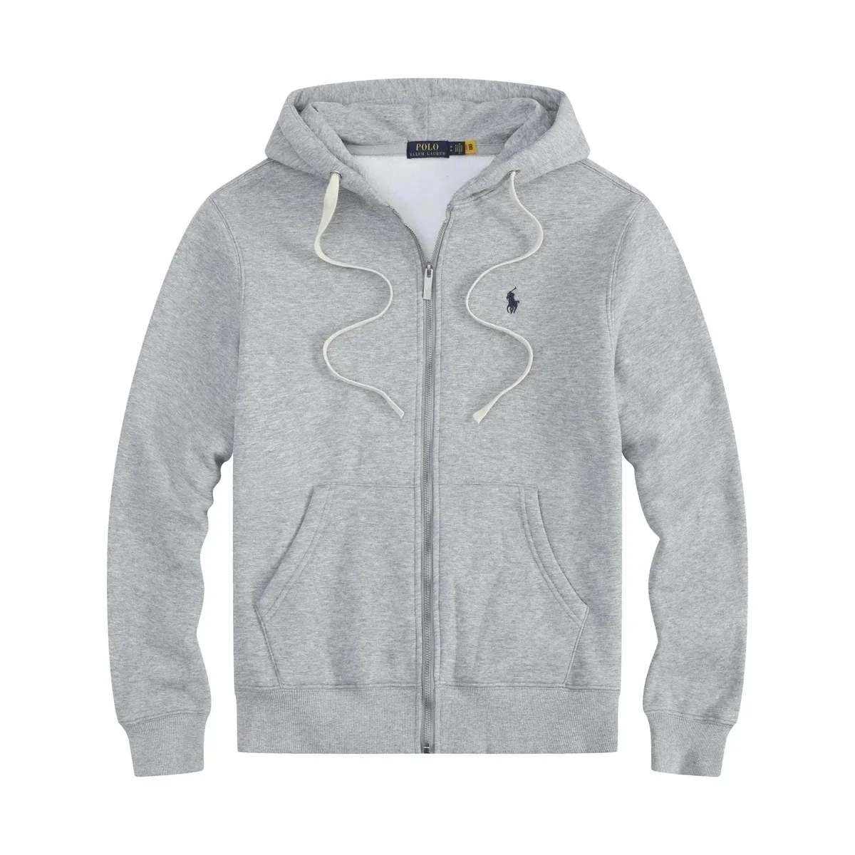 Polo Ralph Lauren Polo Ralph Lauren Grey Zip-Up Hoodie Grey - 1