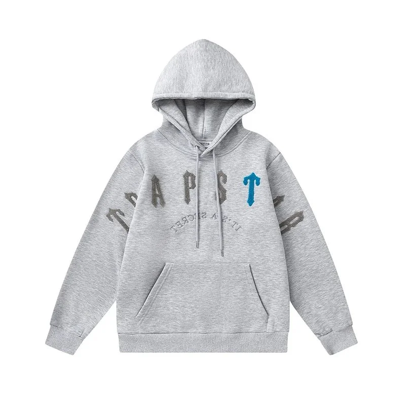 Trapstar Trapstar Heather Grey Hoodie Grey - 1