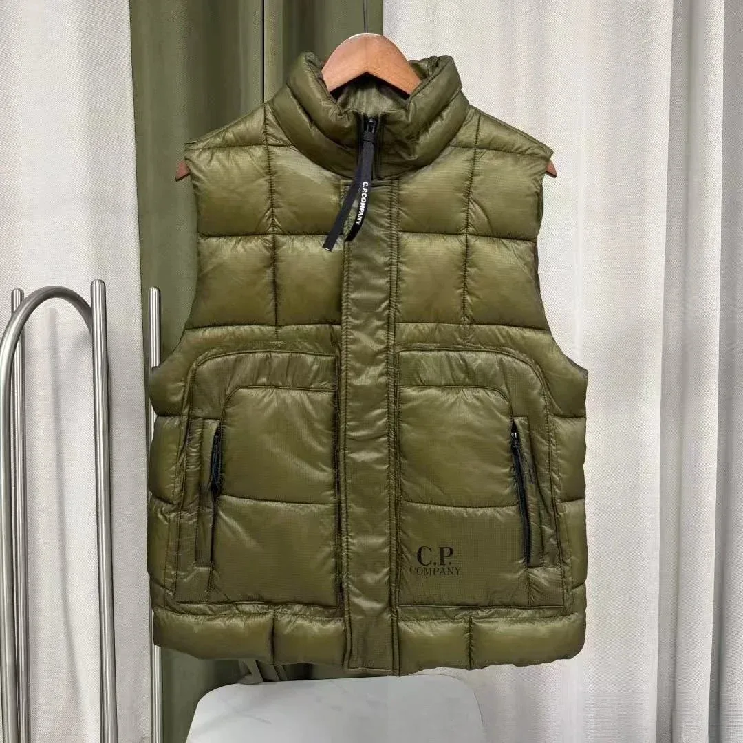 CP Company C.P. Company Olive Green Puffer Vest Green - 1