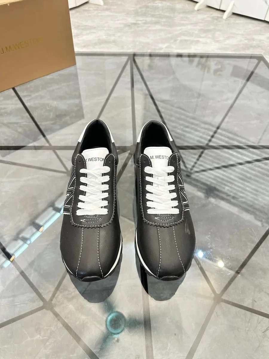 Other Unisex A-7 Black & White Sneakers Black - 1