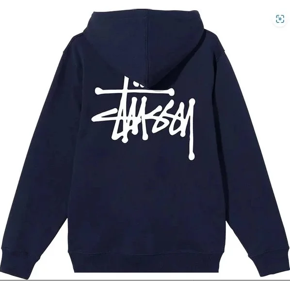 Stussy Stussy Stüssy Hoodie Navy Blue Navy - 1