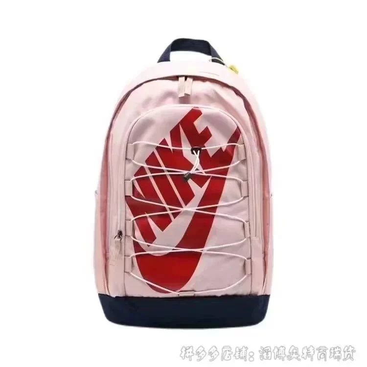 Nike Nike Pink/Navy Backpack with Red Swoosh Logo Pink