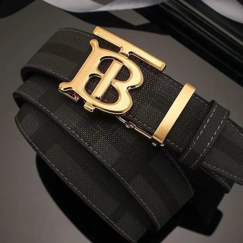 Burberry Burberry TB Monogram Belt Black/Gold Accessory Black - 1