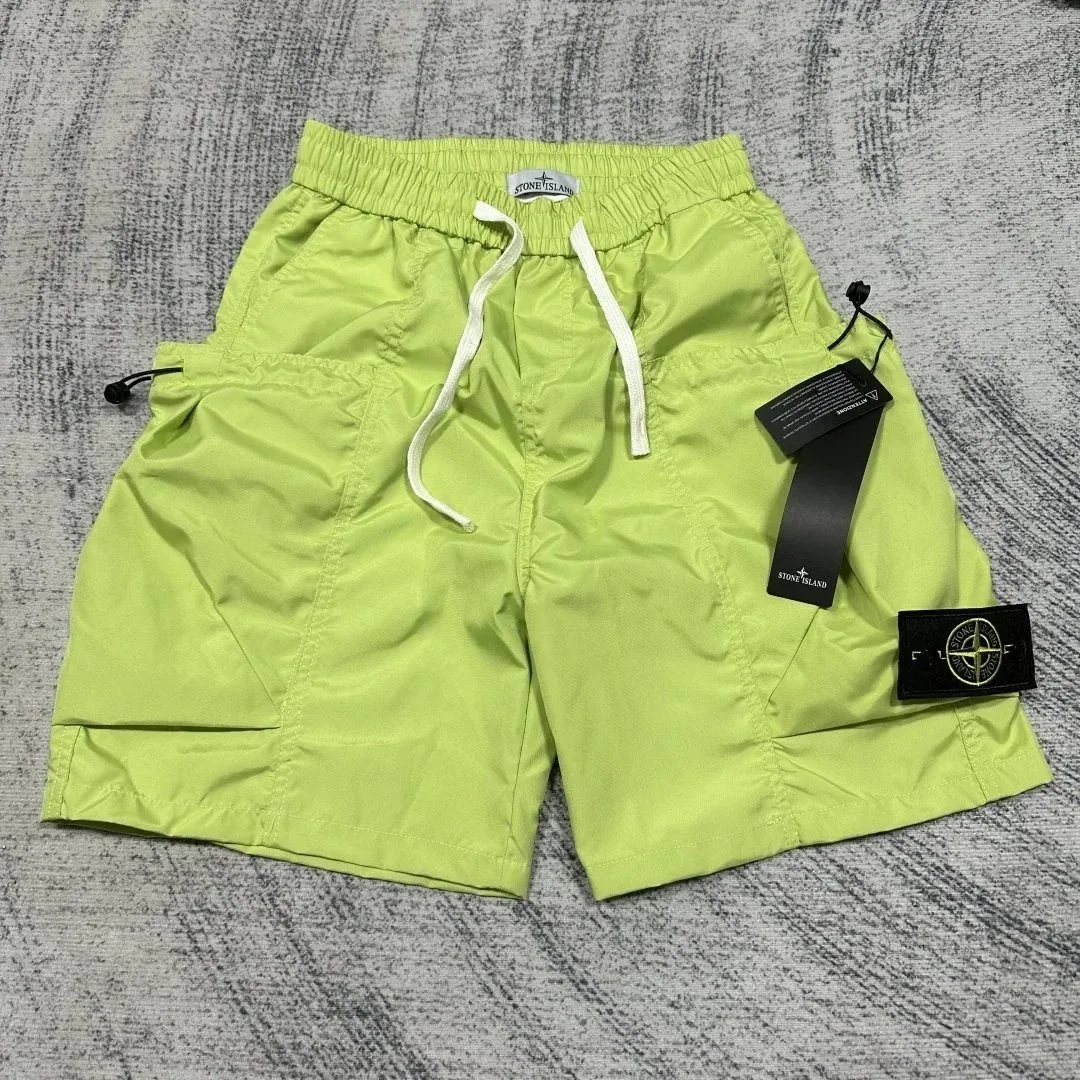 Stone Island Stone Island Neon Green Shorts Green