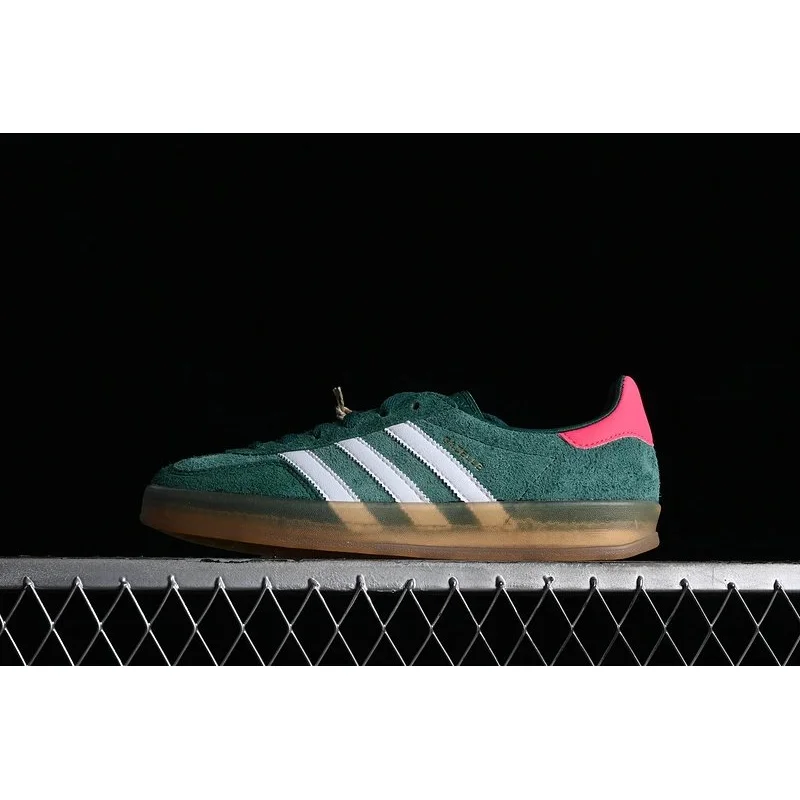 Adidas Adidas Gazelle Green/White Pink Sneakers Green - 1
