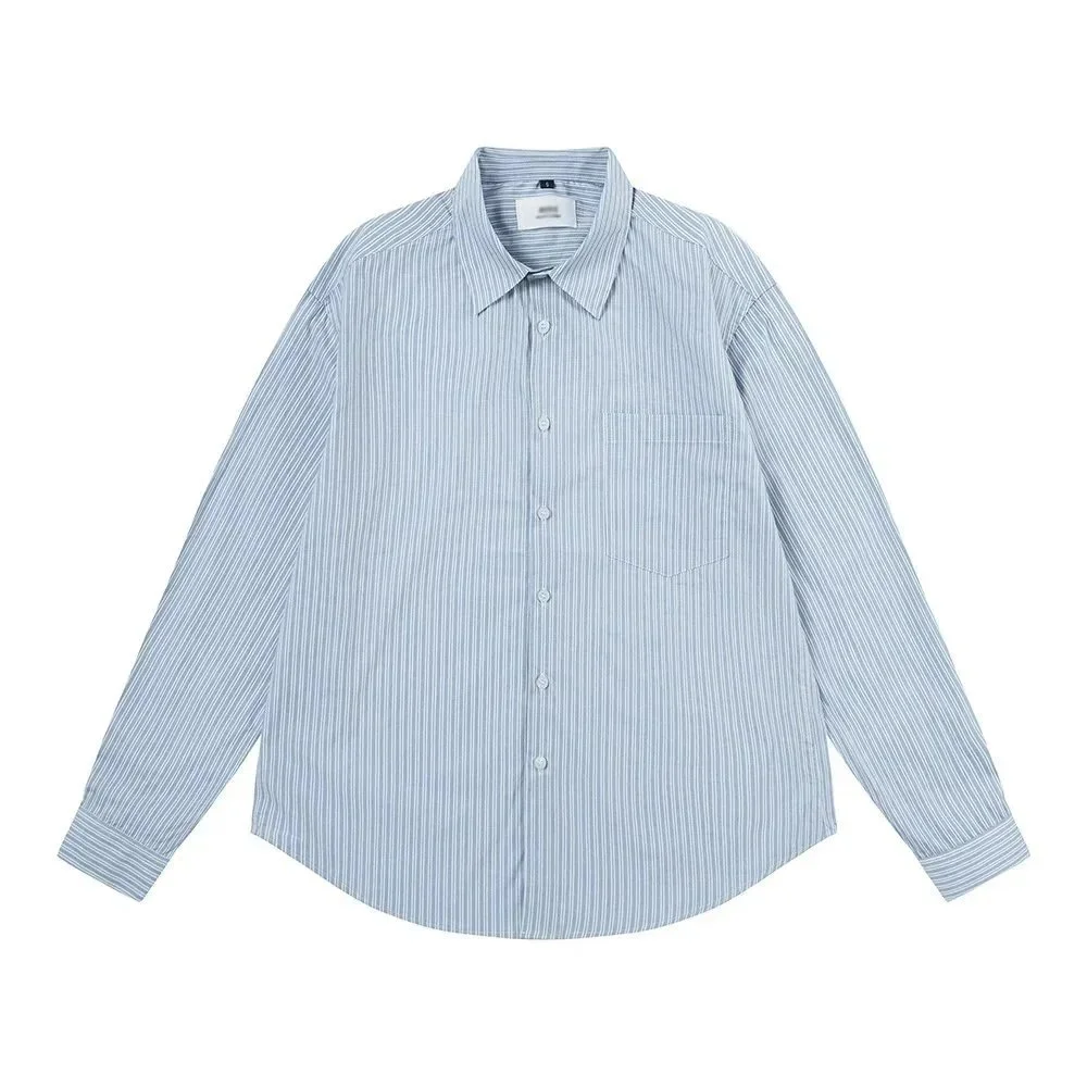 Other Blue/White Striped Long Sleeve Shirt Blue - 1