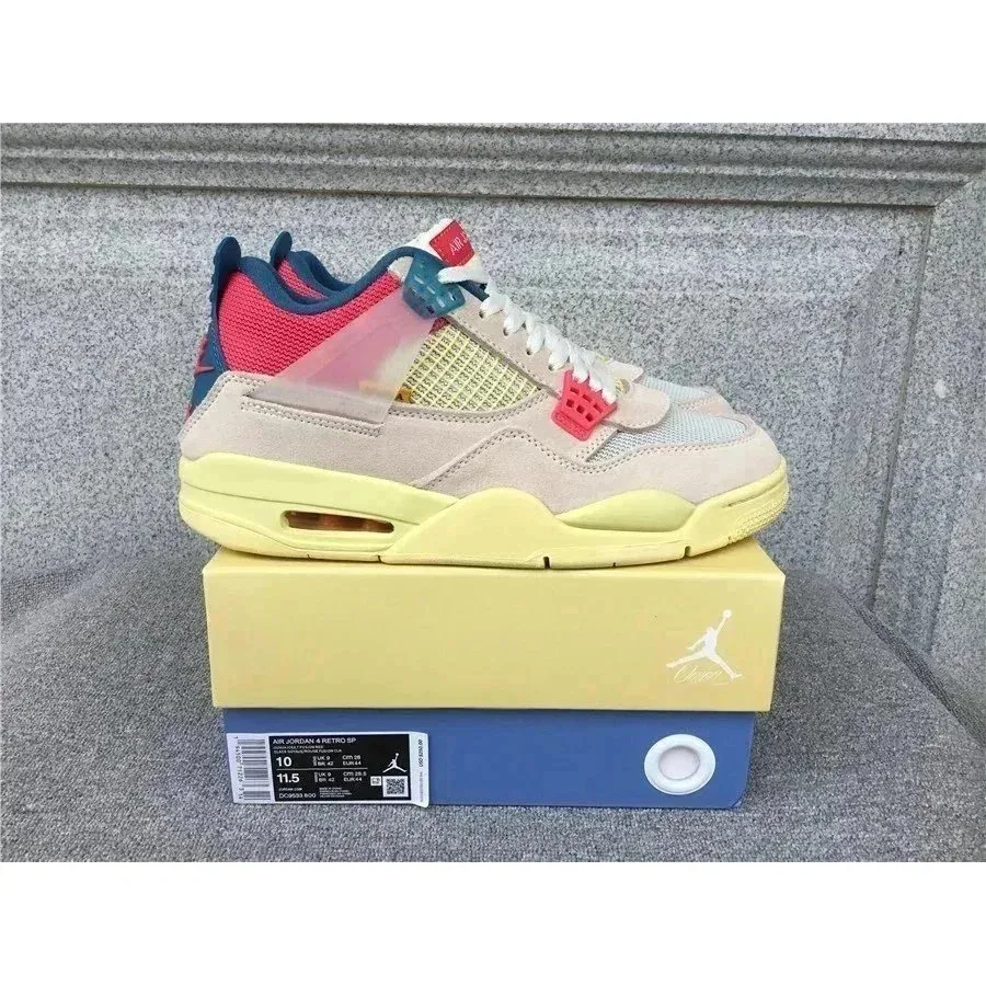 Nike Nike Air Jordan 4 DC9533-800 Sail/University Red Sneakers Multicolor - 1