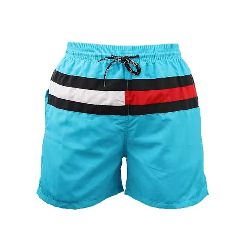 Tommy Hilfiger Tommy Hilfiger Lake Blue Striped Shorts Blue - 1