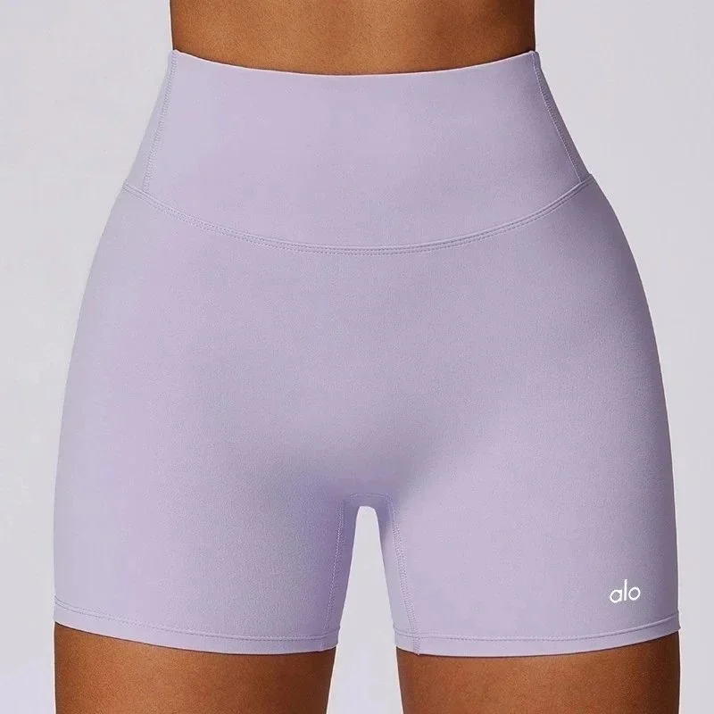 Alo Yoga Alo Yoga Shorts Romantic Purple Bottoms Purple - 1
