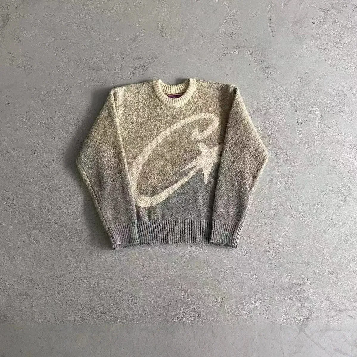 Chrome Hearts Chrome Hearts CH Muted Tonal Gradient Knit Sweater Multicolor