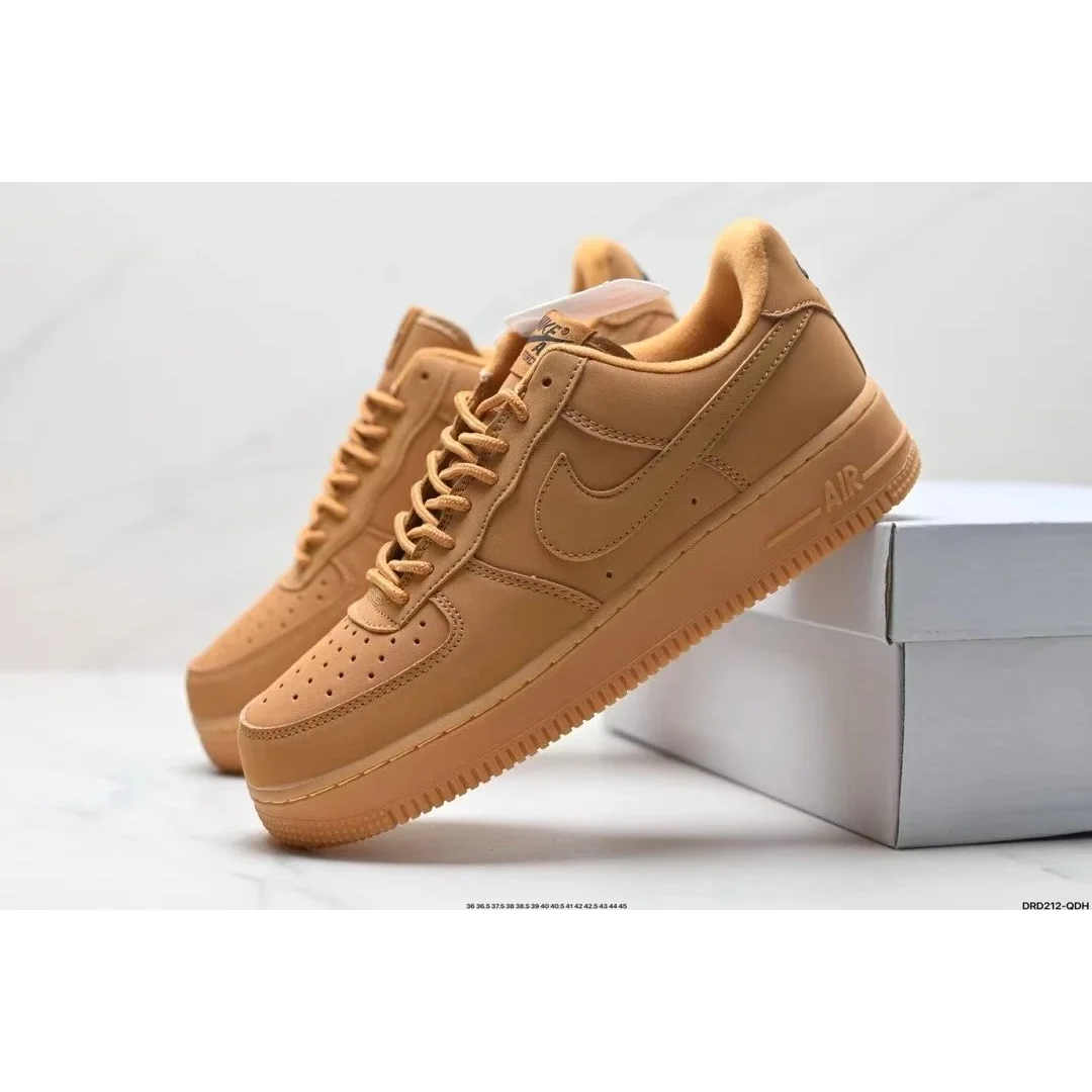 Nike Nike Air Force 1 Wheat Yellow Sneakers Yellow - 1