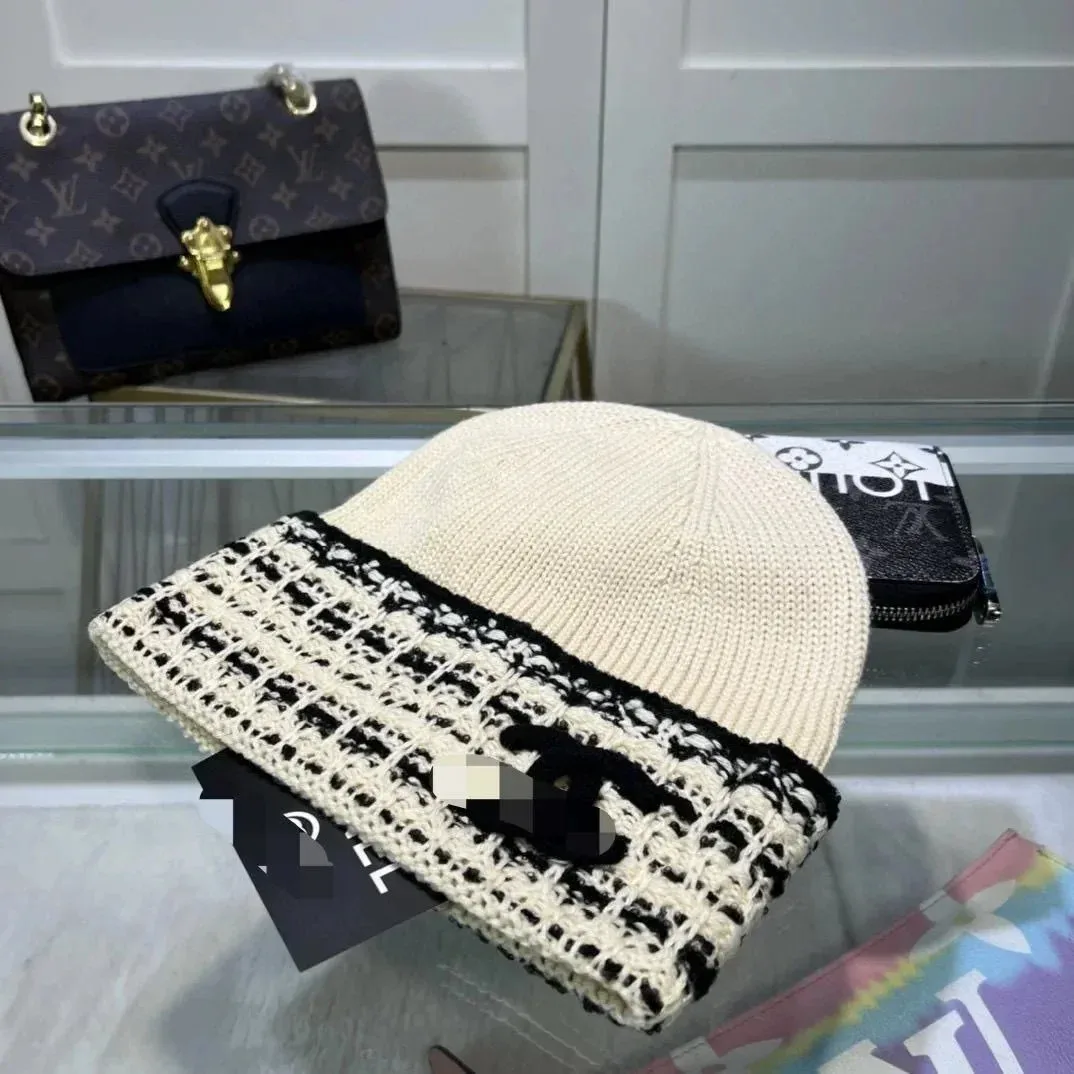 Chanel Chanel Boy Cap Cream & Black Headwear Cream