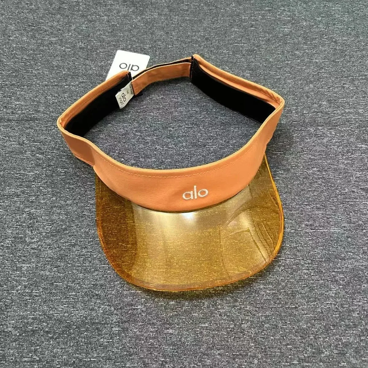 Alo Yoga Alo Solid Amber Sun Visor Hat Orange - 1