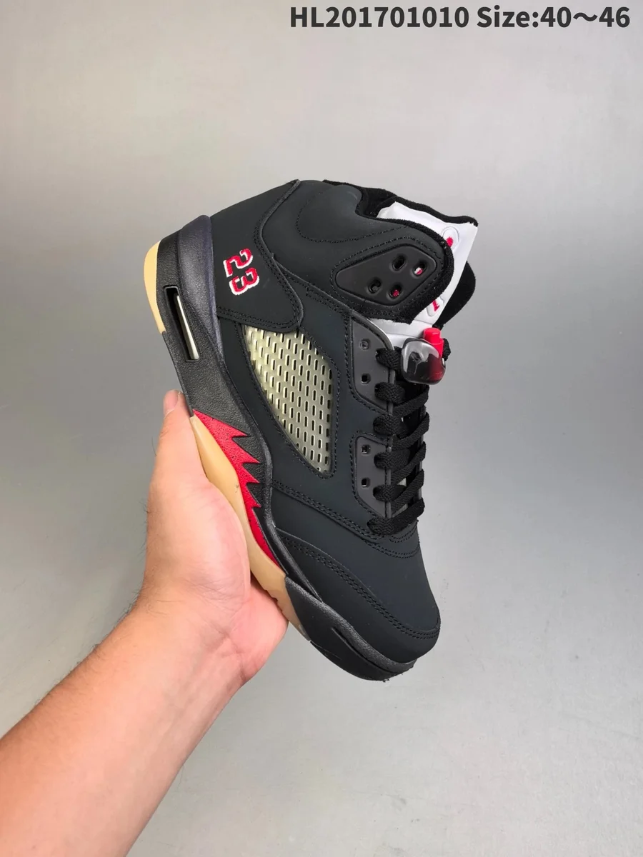 Other Jordan Air Jordan 5 Black/Red/Gum Sneakers Black