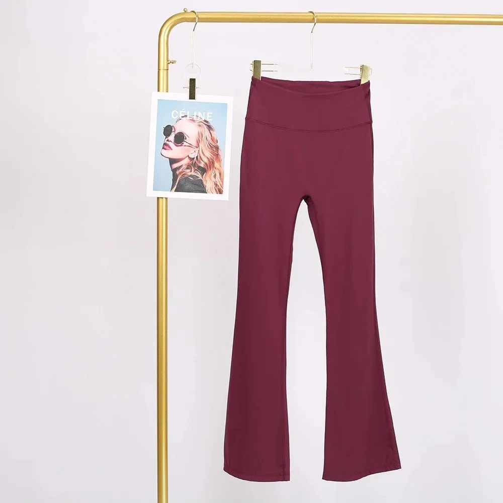 Celine Celine Dark Red Flare Pants Red - 1