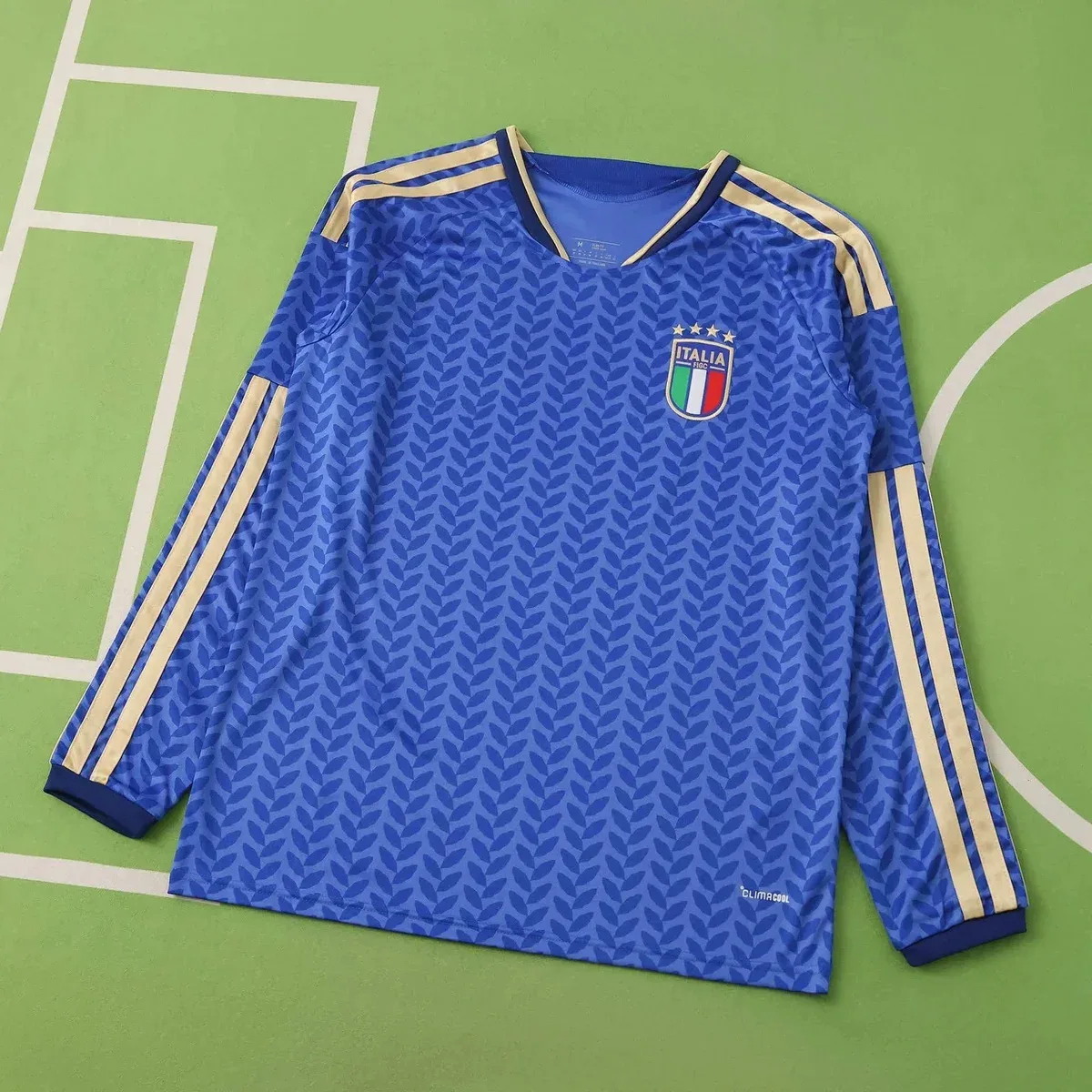 Adidas Adidas Italia Classic Football Jersey Blue Blue - 1