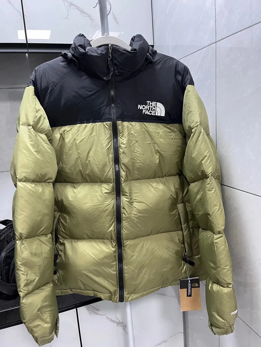 The North Face The North Face Nuptse Olive Green Parka Green - 1
