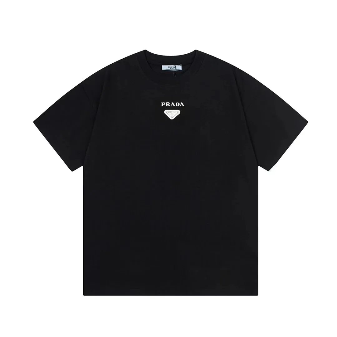 Prada Prada Classic Logo Black T-Shirt Black - 1