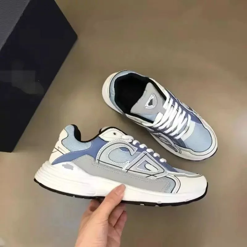 Dior Dior Air Force 1 Light Blue/White Sneakers Blue - 1