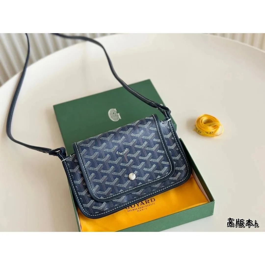 Goyard Goyard Goyardine Blue Crossbody Bag Blue