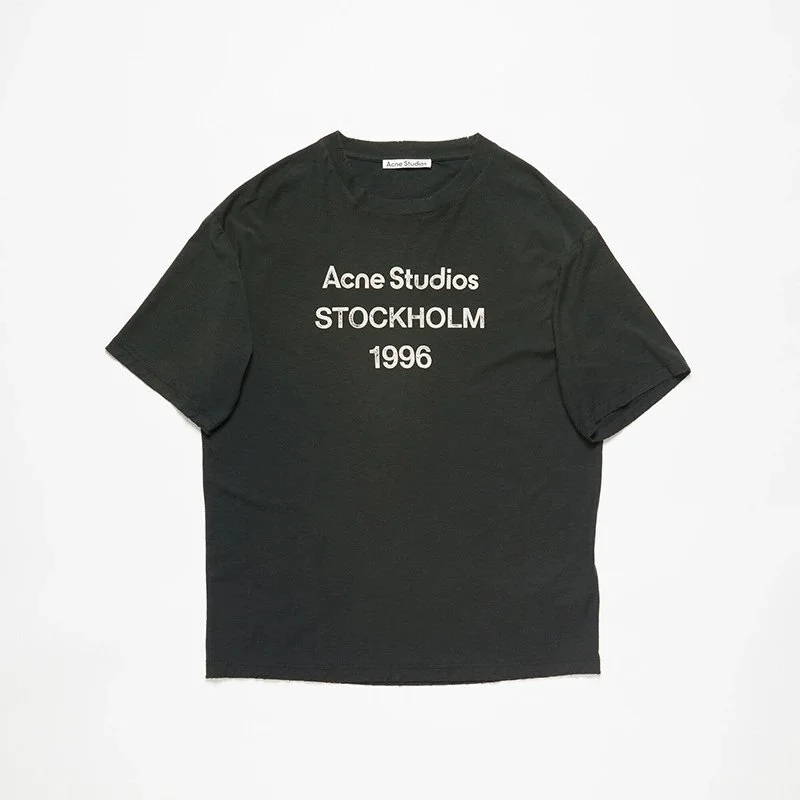 Acne Studios Acne Studios Stockholm 1996 Black T-Shirt Black - 1
