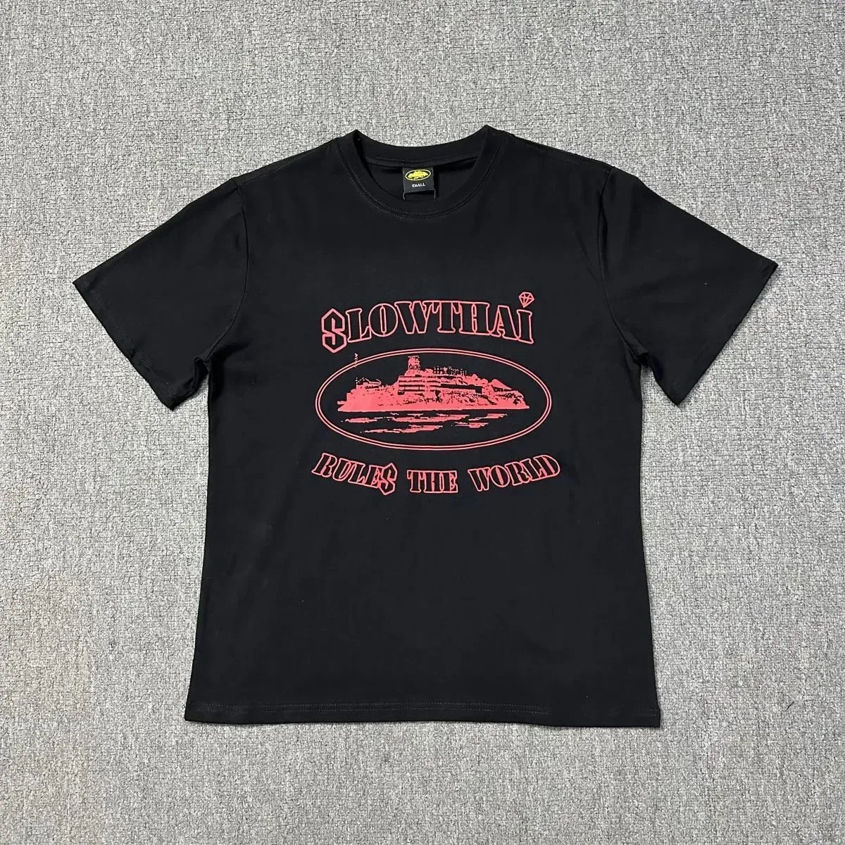 Other Black $LOWTHAI Rules the World T-Shirt Black - 1