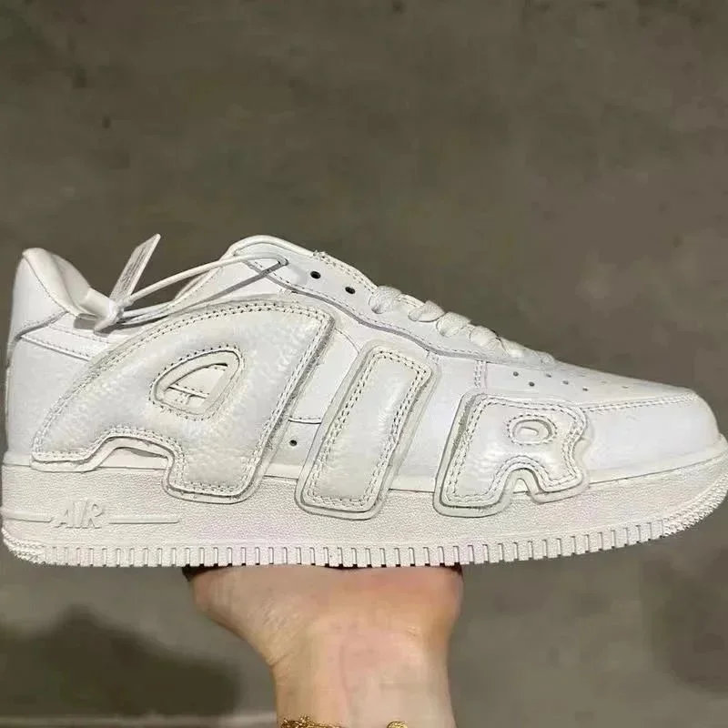 Nike Nike Air Force 1 White Leather Sneakers White - 1