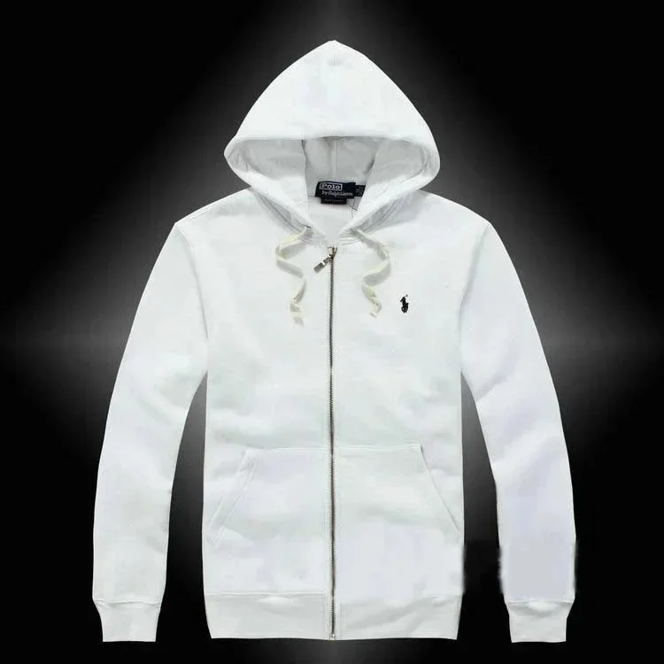 Polo Ralph Lauren Polo Ralph Lauren White Pony Hoodie Jacket White - 1