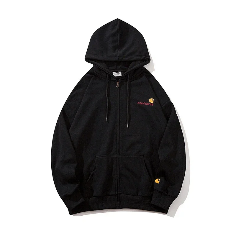 Carhartt Carhartt Black Classic Logo Hoodie Black - 1