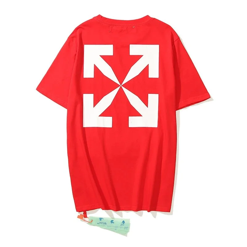 Off-White Off-White Arrow Red T-Shirt Red - 1