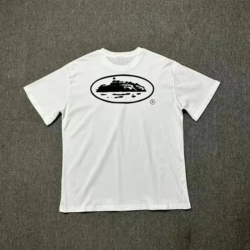 Other White Graphic T-Shirt with Island Print White - 1